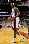 lebron james nba 110511 mia vs bos 03 game 5 Dwyane Wade & LeBron James lead Heat past Celtics into East finals