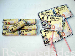 1- Balinha
    : R$1,20 unid (min. 40 unids).
    : Cento: R$110,00.
    : Pedidos em múltiplos de 20 (40, 60, 80, 100, etc.).
    : Utilizamos a balinha Mini-mentos 5 unids.
     
    2- Pirulito com cartão de agradecimento
    : R$ 0,80 unid (min. 50 unids).
    : Cento=R$70,00.
    : O Cartão é somente na parte da frente, ele não dá a volta no pirulito.