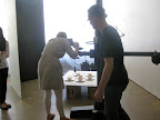 Anna and her assistant in action.