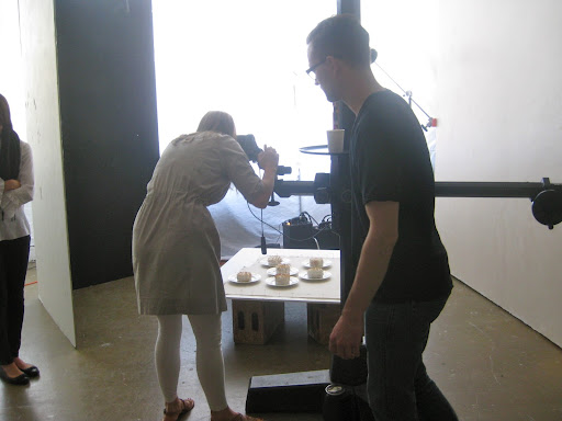 Anna and her assistant in action.