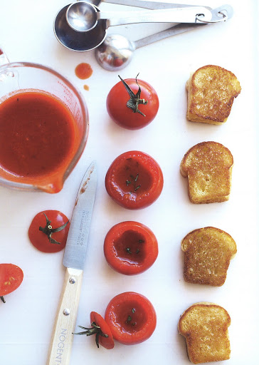 Tomato soup and grilled cheese is a classic that appeals to the kid in all of us. Tomato soup and grilled cheese is a classic that appeals to the kid in all of us.