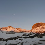 Coucher de soleil sur le Mont-Perdu et le Cylindre
