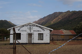 The tribal office, where the chief sits and where my host mother has worked as tribal secretary for over 25 years.