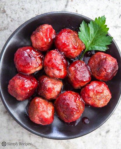Cranberry Glazed Meatballs