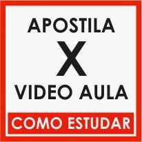 Como estudar para concurso - Apostila PDF x Videoaula Como estudar para concurso - Apostila PDF x Videoaula