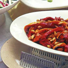 Roasted Bell Pepper Salad with Pine Nuts