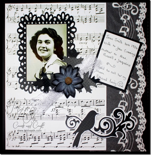 scrapbook layout dainty dots