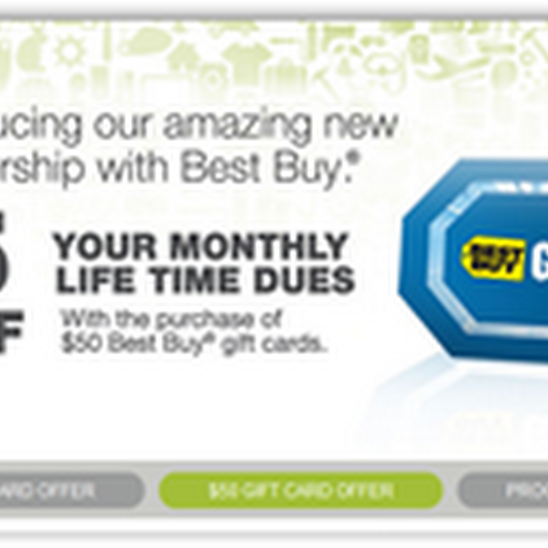 Life Time Fitness and Best Buy Provide Life Time Members Monthly Dues Savings When They Purchase Best Buy Gift Cards