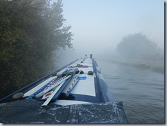 Setting off in the mist