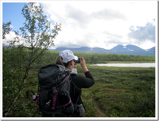 Nell var helt betagen i naturen. Det är det lätt att bli.