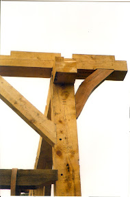 Notch in tie beam is to let rafter tail go by.