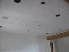 After Pre Wire We mount the speakers, ready for paint
