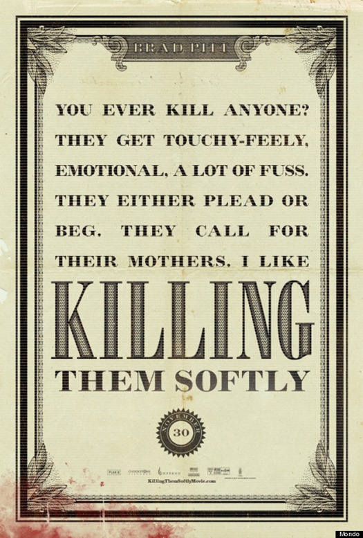 Killing Them Softly Mondo Poster 02