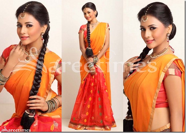 Suza_Orange_Red_Half_Saree Suza_Orange_Red_Half_Saree