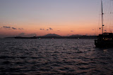 La Playita looking west at sunset
