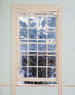 The color of your walls and window frames are up to you - you can stick with the same color, or use two different ones - but one rule always holds true: walls get matte paint, while frames and molding get gloss.