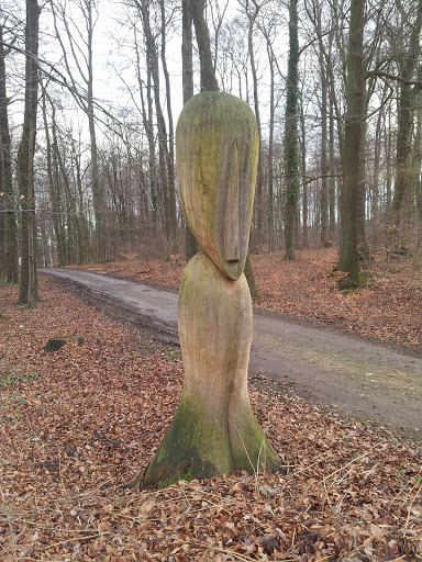 Holz Moai