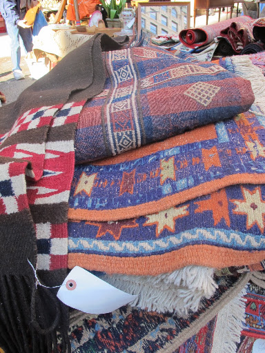 This vendor had so many rugs to choose from!