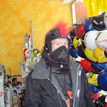 my mohawk snowboard helmut in Seefeld, Austria 
