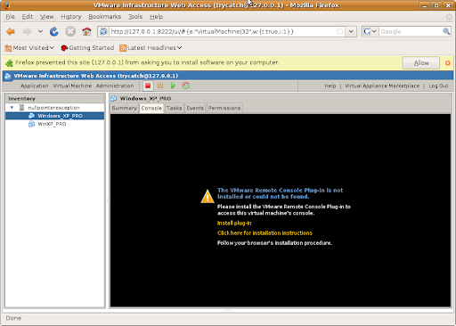 vmware remote console plug in install png installing vmware server and ...