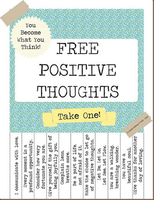 free positive thoughts