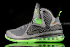 Another Look at Nike LeBron Dunkman Different Version nike lebron 9 gr black green dunkman 3 10 Another Look at Nike LeBron Dunkman Different Version