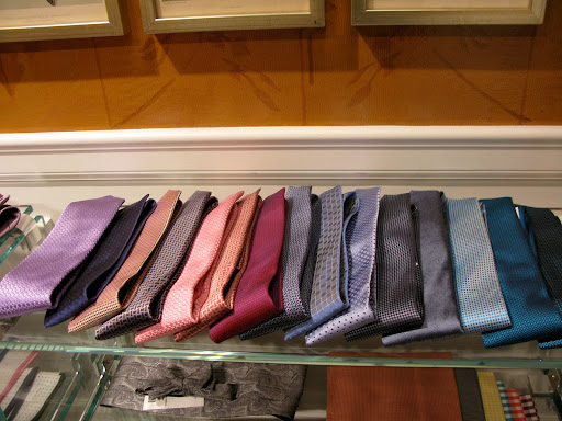 Some of the more colorful ties we were originally considering.