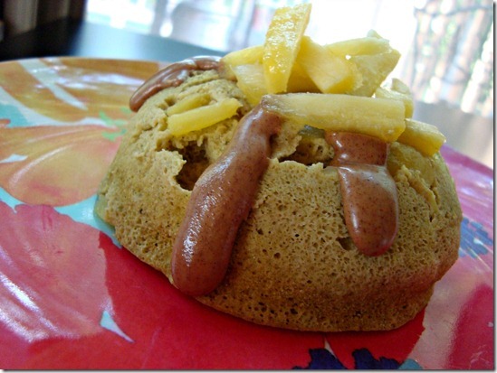 tropical tango protein muffin with pineapple