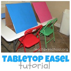 diy tabletop Easel