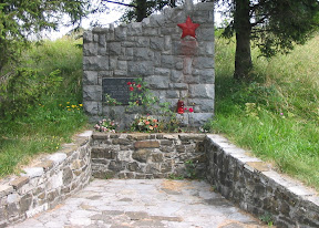 In memoriam for WW2 local victims, partizans.
