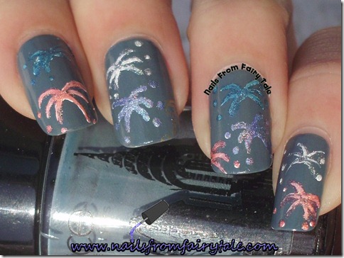 nail art fireworks