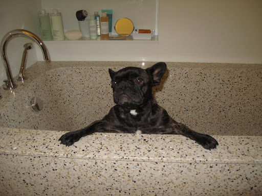 I heard that it is a Terrazzo tub.