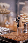 These Paris Caramels from Crossings went perfectly with this cake topper.