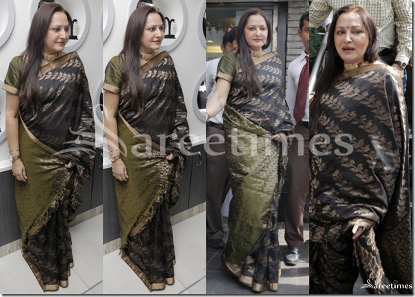Jayaprada_Black_Saree