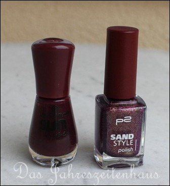 Essence sun kissed - 01 - Soak up the sun und P2 Sand Style Polish - 030 - Seductive