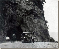 Strada sulla costa di Valona.