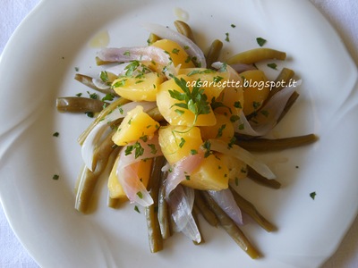 lcdr insalata di fagiolini, patate e cipolle lcdr insalata di fagiolini, patate e cipolle
