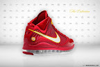 nike air max lebron 7 pe cavfanatic crimson 3 03 Nike Air Max LeBron VII Hardwood Classic Blue & CavFanatic PEs