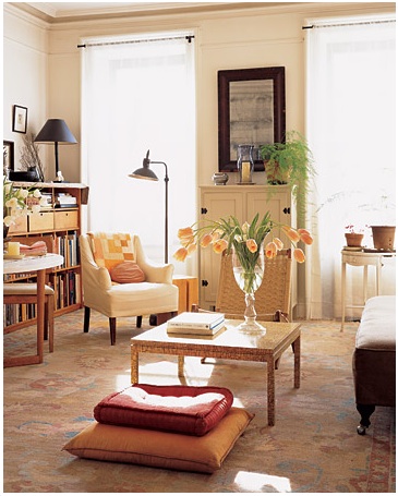Sunny orange is so inviting.