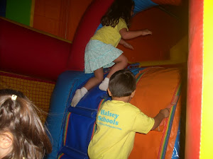 Enjoying the slides at The Jump Around!