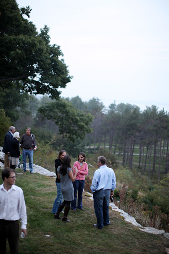 Guests chatted into the evening.