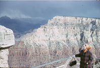 c0 Grandma Grandy (née Ethel Damon) at the Grand Canyon circa 1950's