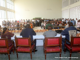 Des magistrats, lors d’une assemblée le 19/09/2011 à Kinshasa. Radio Okapi/ Ph. John Bompengo