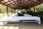 I love the picnic tables, but how about comfy couches and lounge chairs instead? I love the picnic tables, but how about comfy couches and lounge chairs instead?