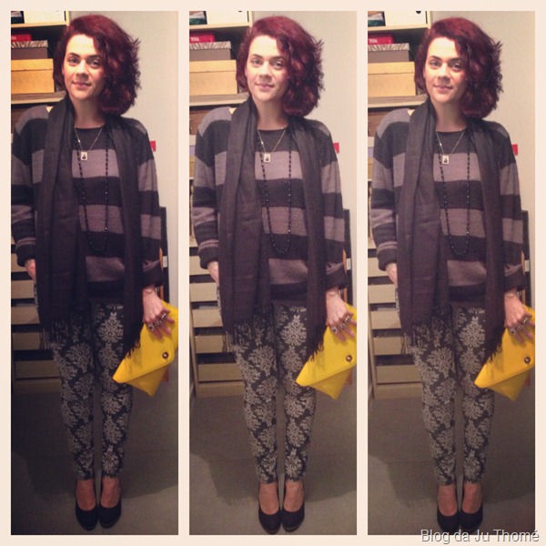 look com mix de estampas arabesco e listas e clutch amarela (2) look com mix de estampas arabesco e listas e clutch amarela (2)