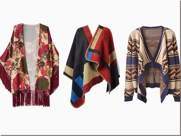 Ponchos y kimonos Ponchos y kimonos