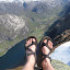 My feet are bigger than Lysebotn