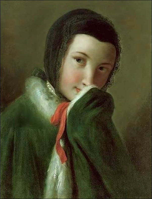 Rotari, Jeune fille au ruban rouge Rotari, Jeune fille au ruban rouge