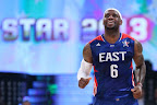 lebron james nba 130217 all star houston 09 game 2013 NBA All Star: LeBron Sets 3 pointer Mark, but West Wins