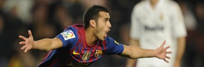 Pedro celebra gol